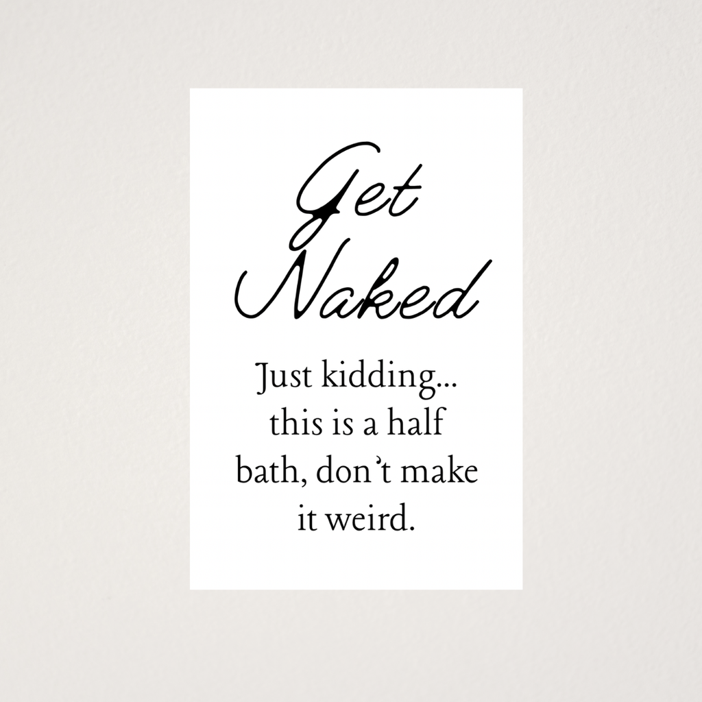 Bathroom humour for your powder room