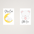 Polar bear nursery wall art unframed print Stay Cool Little One for baby room